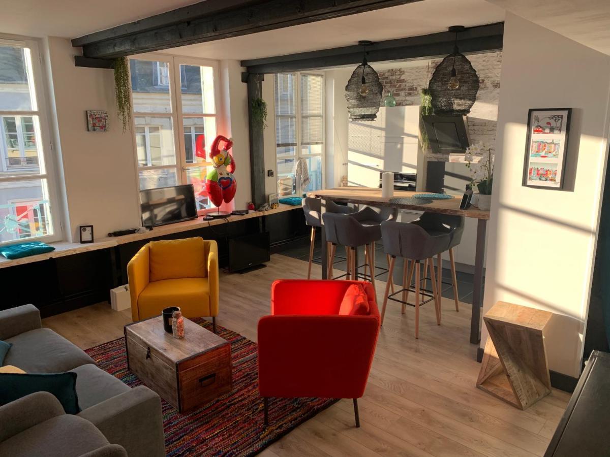La Loge Des Artistes Apartment Honfleur Exterior photo